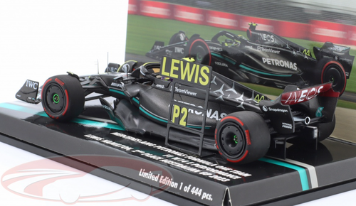 1/43 Minichamps 2023 Formula 1 Lewis Hamilton Mercedes-AMG F1 W14 #44 2nd Australian GP Car Model