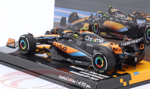 1/43 Minichamps 2023 Formula 1 Lando Norris McLaren MCL60 #4 Bahrain GP Car Model