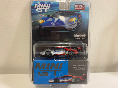 CHASE CAR 1/64 Mini GT Ford GT LMGTE PRO #68 "Chip Ganassi Team USA" 24H of Le Mans Class Winner (2016) Limited Edition Diecast Car Model