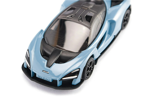 McLaren Senna Blue with Black Top Diecast Model Car by Siku