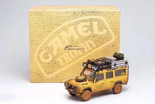 1/43 Almost Real Almostreal Land Rover Defender 110 Camel Trophy Diecast Car Model