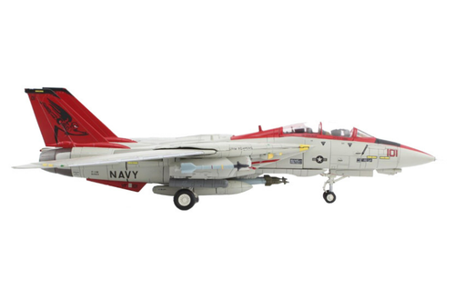 Grumman F-14B Tomcat Fighter Aircraft "VF-101 'Grim Reapers' NAS Oceana Airshow" (1997) United States Navy "Air Power Series" 1/72 Diecast Model by Hobby Master