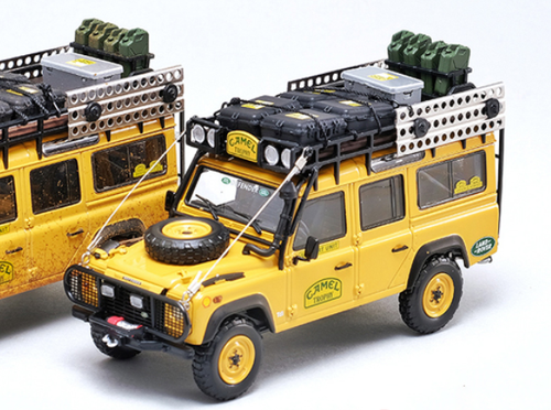 1/43 Almost Real Almostreal Land Rover Defender 110 Camel Trophy Clean Version Diecast Car Model