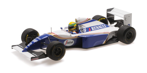 1/12 Minichamps 1994 Formula 1 Ayrton Senna Williams FW16 #2 San Marino GP Dirty Version Car Model