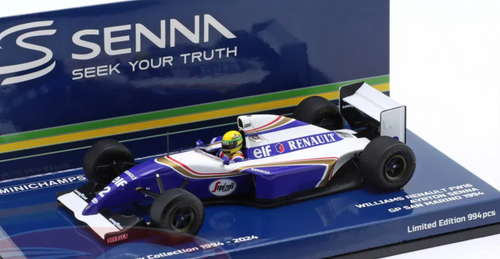 1/43 Minichamps 1994 Formula 1 Ayrton Senna Williams FW16 #2 San Marino GP Car Model