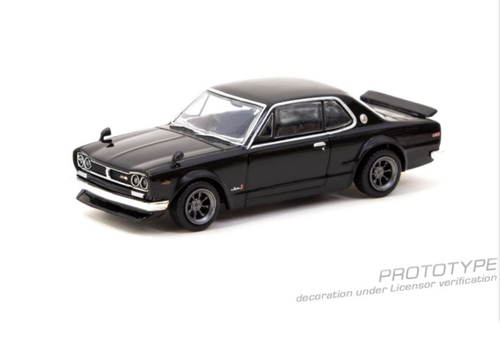 1/64 Tarmac Works Nissan Skyline 2000 GT-R (KPGC10) Black