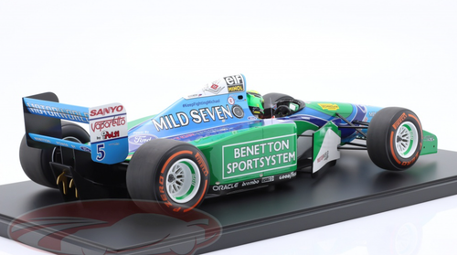 1/18 Minichamps 2017 Formula 1 Mick Schumacher Benetton B194 #5 Demo Run GP Spa Car Model Limited 55 Pieces