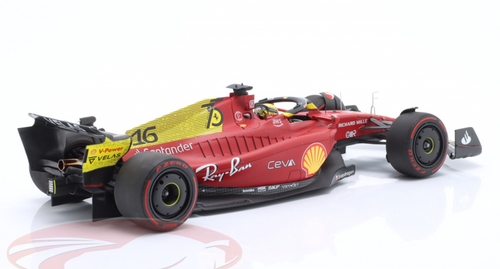 1/18 BBR 2022 Formula 1 Charles Leclerc Ferrari F1-75 #16 2nd Italien GP Car Model