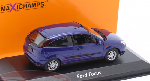 1/43 Minichamps 1998 Ford Focus (MK1) 2-Door (Metallic Blue) Car Model