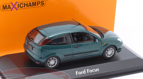 1/43 Minichamps 1998 Ford Focus (MK1) 2-Door (Metallic Green) Car Model