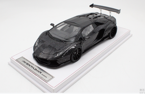 1/18 GL Models Lamborghini Aventador LBWK Coupe (Black) Car Model