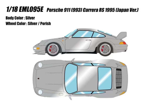 メイクアップ 1/18 ポルシェ911(993)カレラRS Porsche 911 993 Carrera RS (Blue) [Make up] 1/18 scale | eBay