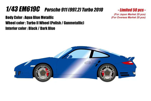 1/43 Makeup 2010 Porsche 911 (997.2) Turbo (Malachite Green