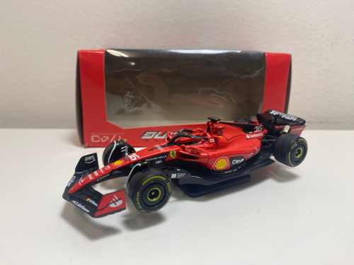 AS-IS Ferrari SF-23 #16 Charles Leclerc "Formula One F1 World Championship" (2023) "Formula Racing" Series 1/43 Diecast Model Car by Bburago