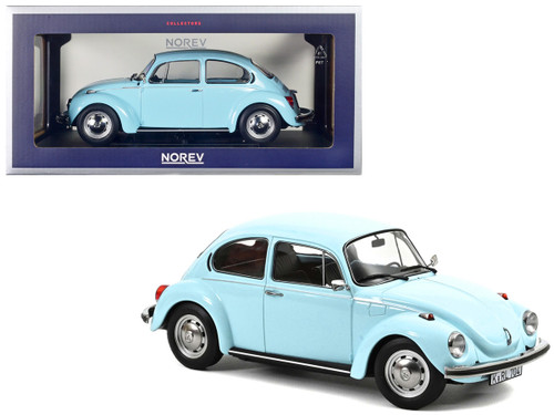 1973 Volkswagen 1303 Beetle Light Blue 1/18 Diecast Model Car by