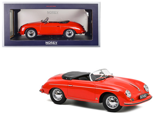 1954 Porsche 356 Speedster Red 1/18 Diecast Model Car by Norev