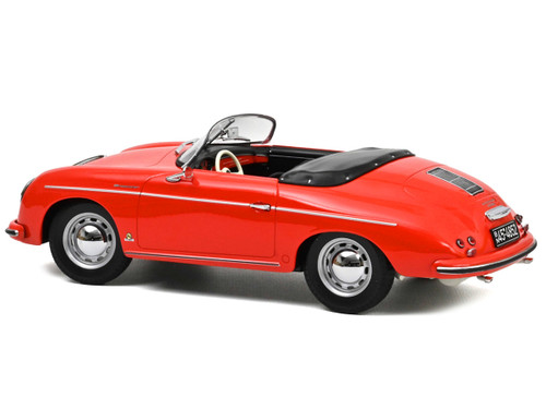 1954 Porsche 356 Speedster Red 1/18 Diecast Model Car by Norev