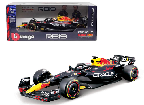 1/18 BBurago 2023 Formula 1 Max Verstappen Red Bull Racing RB19 #1 Formula 1 World Champion Car Model