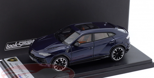 1/43 LookSmart 2023 Lamborghini Urus S (Astraeus Blue) Car Model