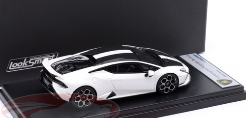 1/43 LookSmart 2022 Lamborghini Huracan Tecnica (White & Black) Car Model