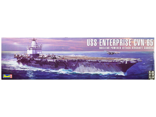 Level 5 Model Kit USS Enterprise CVN-65 Nuclear Powered Attack Aircraft Carrier 1/400 Scale Model by Revell