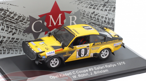 1/43 CMR 1979 Opel Kadett C Coupe #9 Safari Rallye Opel Euro Händler Team Walter Röhrl, Claes Billstam Car Model