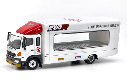 1/64 Unique Model & Tiny Hino 500 Ranger EVA (White) Diecast Car Model