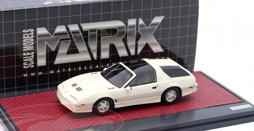 1/43 Matrix 1985 Pontiac Firebird Trans Am Kammback Prototype (White) Car Model