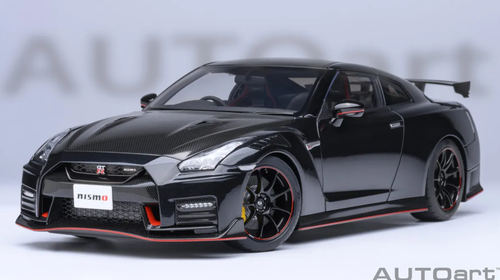 1/18 AUTOart 2022 Nissan GT-R (R35) Nismo Special Edition (Meteor Flake Black Pearl) Car Model