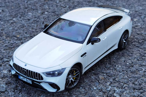 DAMAGED MIRROR 1/18 Norev Mercedes-Benz Mercedes-AMG AMG GT63S GT 63S (White) Diecast Car Model