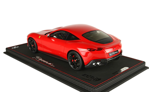 1/18 BBR Ferrari Roma (Rosso Corsa Red with Black Wheels) Resin Car Model Limited 48 Pieces