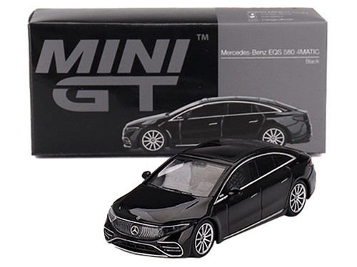 CHASE CAR 1/64 Mini GT Mercedes-Benz EQS 580 4MATIC (Chrome