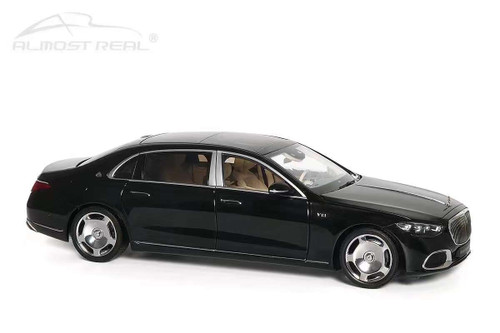 MINOR DEFECT 1/18 Almost Real 2021 Mercedes-Benz S-Class (Black) Car Model