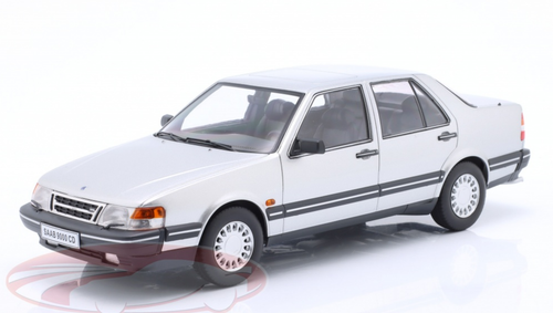 1/18 Triple9 1990 Saab 9000 CD Turbo (Silver Metallic) Car Model