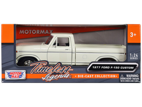 1977 Ford F-150 Custom Pickup Truck White 