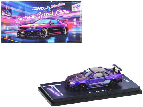 Nissan Skyline GT-R (R34) Z-Tune RHD (Right Hand Drive) Purple 