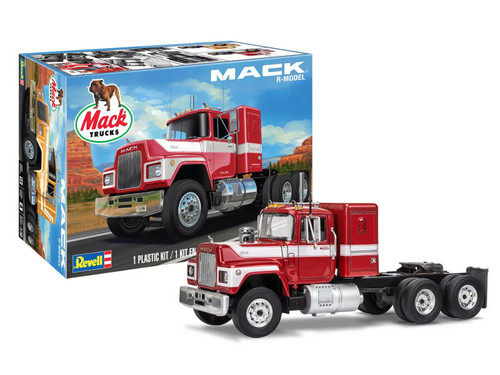 Level 4 Model Kit Mack R-Model Conventional Truck Tractor 1/32 Scale Model by Revell