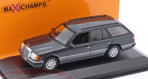 1/43 Minichamps 1990 Mercedes-Benz 300 TE (S124) (Black Metallic) Car Model