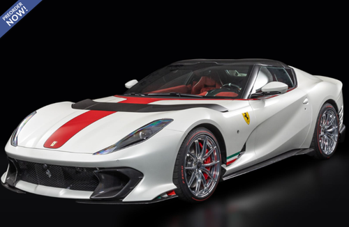 1/18 BBR Ferrari 812 Competizione A (White Bianco Italia) Car Model