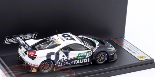 1/43 LookSmart 2022 Ferrari 488 GT3 Evo #37 DTM Portimao Red Bull AlphaTauri AF Corse Sébastien Loeb Car Model