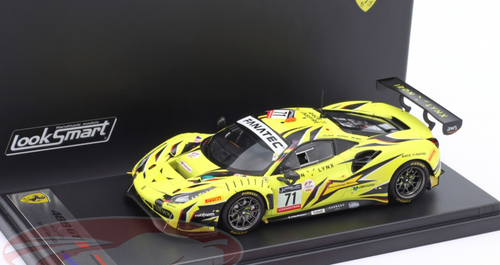 1/43 Looksmart 2022 Ferrari 488 GT3 #71 3rd 24h Spa Iron Lynx Antonio Fuoco, Daniel Serra, Davide Rigon Car Model