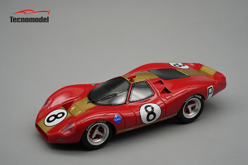 1/43 Tecnomodel 1968 Ford P68 1000Km Nurburgring Driver Irwin, Rodriguez Car #8 Car Model