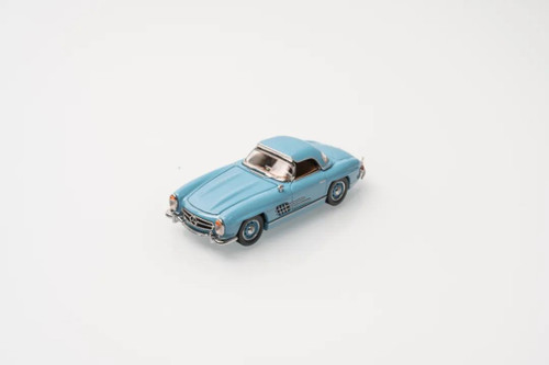 1/64 GFCC Mercedes-Benz 300SL Roadster Hardtop (Light Blue) Diecast Car Model