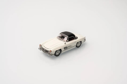 1/64 GFCC Mercedes-Benz 300SL Roadster Soft Top (White) Diecast Car Model