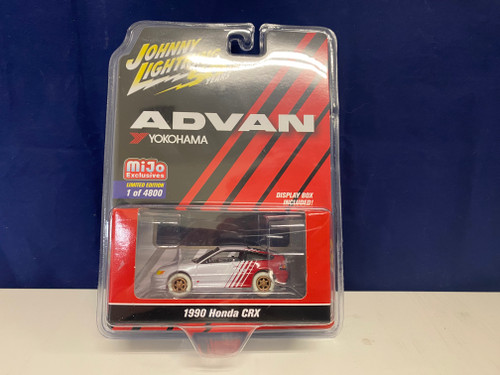 CHASE CAR 1/64 Johnny Lightning 1990 Honda CRX "ADVAN Yokohama" "Johnny Lightning 50th Anniversary" Limited Edition to 4,800 pieces Worldwide Diecast Car Model