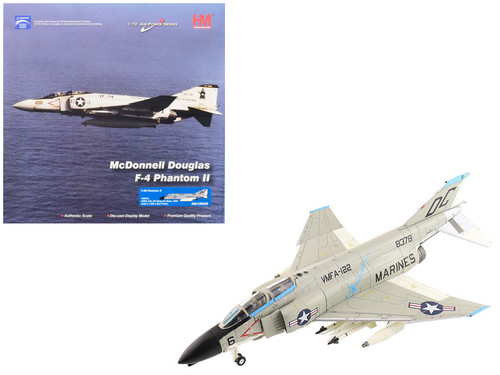 McDonnell Douglas F-4B Phantom II Aircraft "VMFA-122 DA Nang Air Base" (1968) United States Marines "Air Power Series" 1/72 Diecast Model by Hobby Master