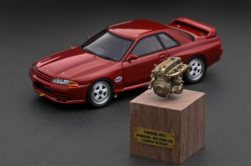 1/43 Ignition Model NISSAN SKYLINE GT-R (BNR32 GROUP-A RACING) With RB26 Engine (Limited 100 Pieces)