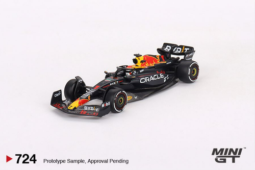1/64 MINIGT Oracle Red Bull Racing RB19 #1 Max Verstappen 2023 F1 2023 Bahrain GP Winner