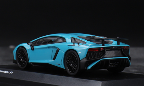 1/64 Kyosho Lamborghini Aventador SV LP750 (Blue) Car Model