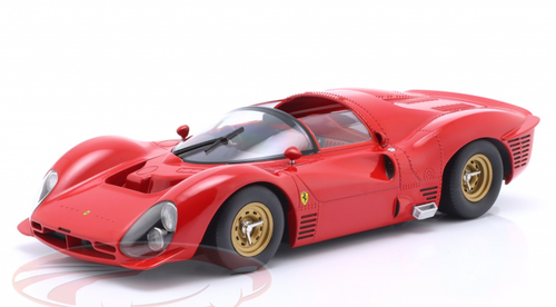 1/18 Werk83 1966 Ferrari 330 P3 Spider Plain Body Version (Red) Car Model